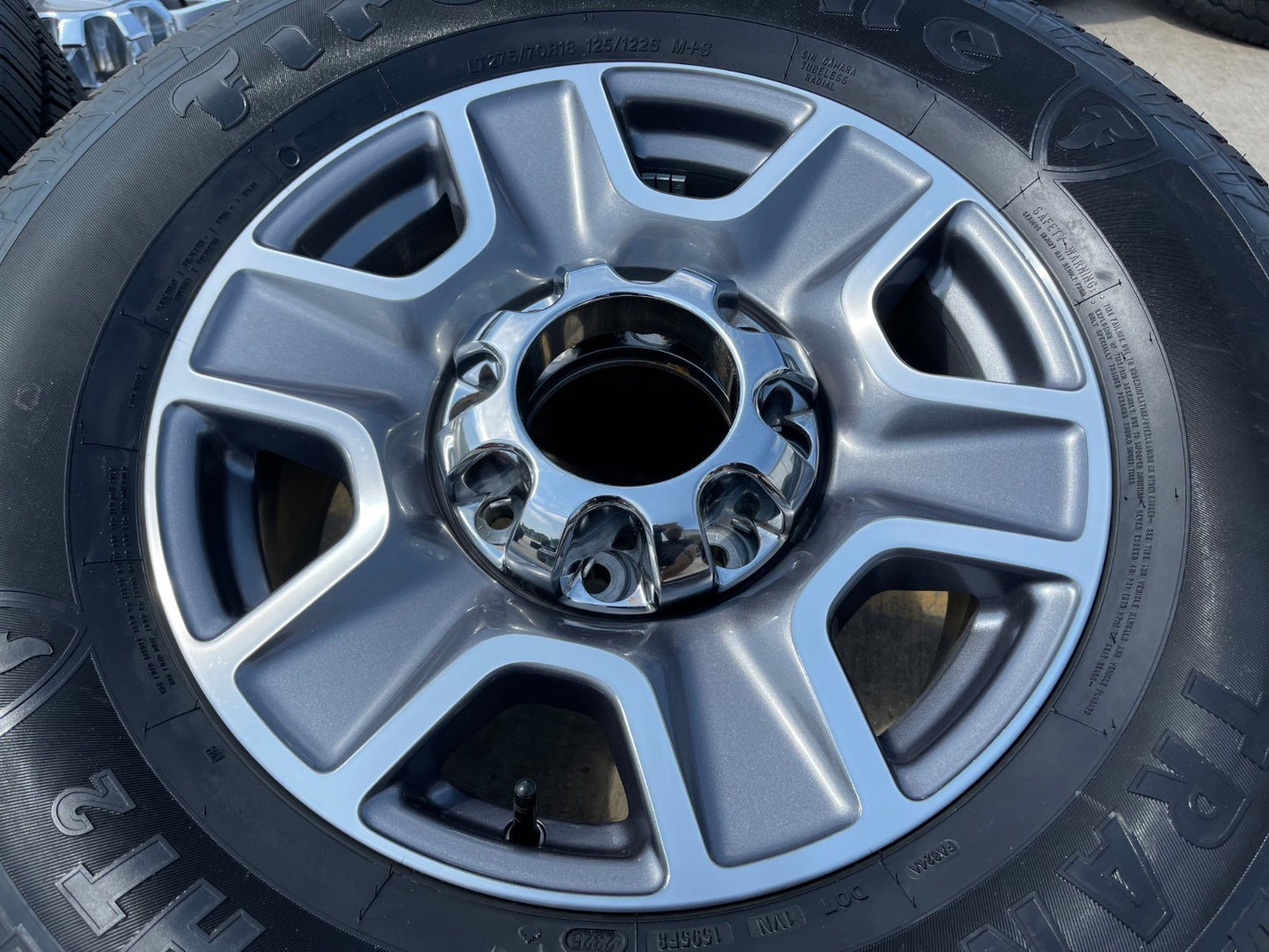 18" Ford F-250 F-350 Lariat FX-4 OEM wheels 10480 10298 tires FIRESTONE H/T2