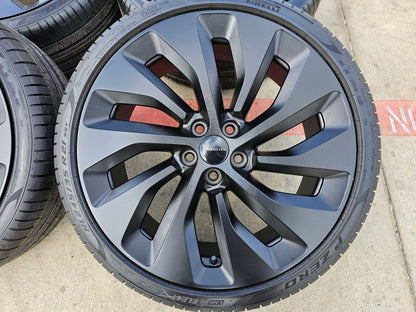 21" Lucid Air OEM Grand Touring black wheels rims tires 2023 2024 2025 2026 NEW