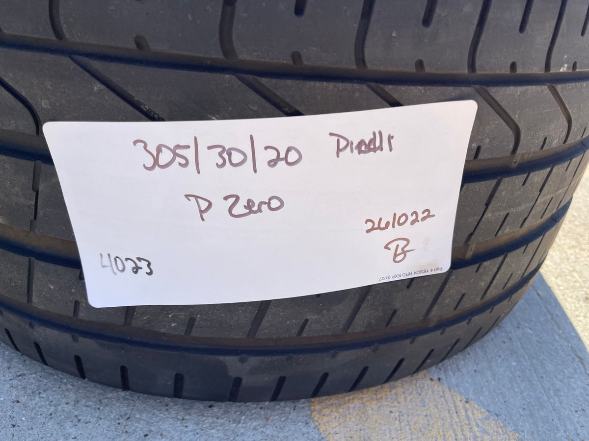 (1) 305/30/20 Pirelli P Zero tire 103Y M+S 305/30R20 tire Porsche 911 Carrera