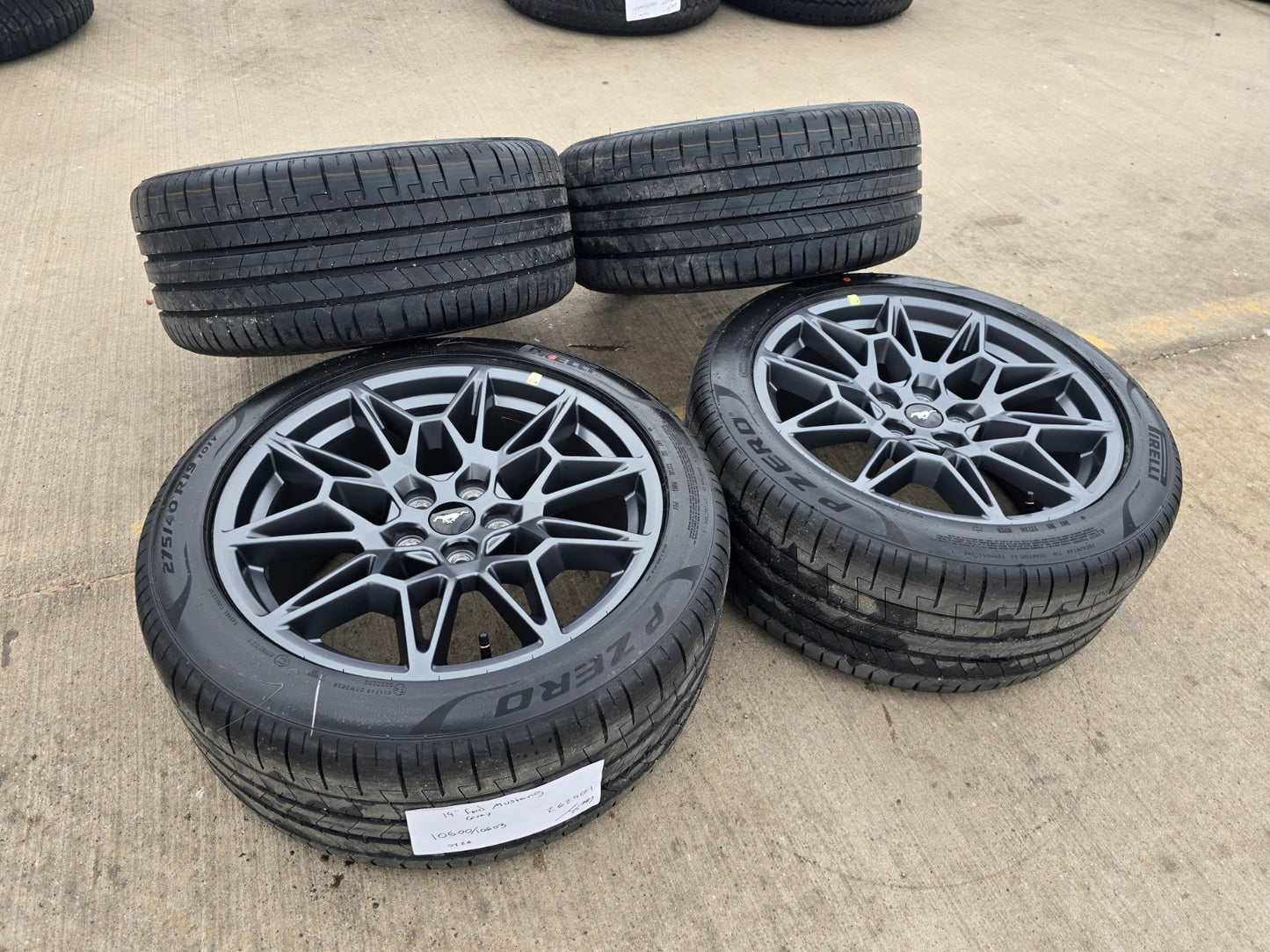 19" Ford Mustang GT Track Pack OEM 10600 10603 wheels rims 2025 2026 2027 NEW