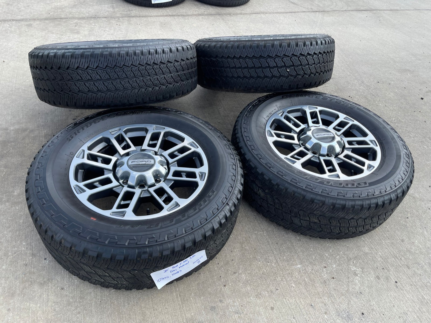 20" Ford F-250 F-350 OEM 10302 10483 LIMITED SET wheels rims 2023 2024 2025 2026