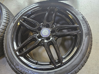 18" Mercedes CLA250 C E S Class OEM 85530 wheels rims tires NEW