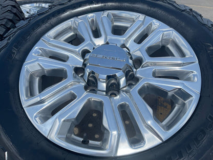 20" GMC Sierra Denali 2500 3500 OEM 5957 wheels rims 2024 2025 NEW BFG KO2