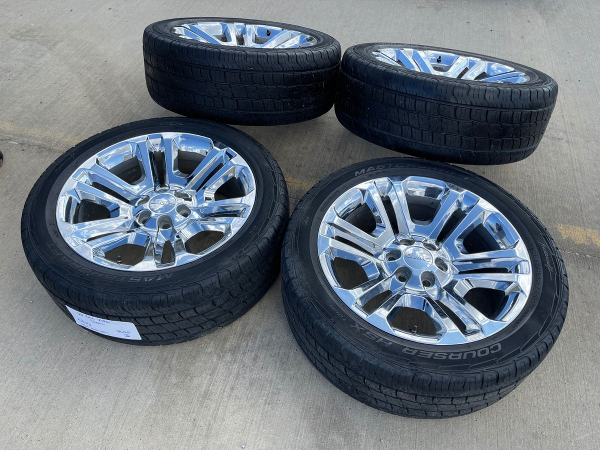 22" GMC Yukon DENALI OEM 4741 wheels rims tires Sierra SET DISCOUNTED