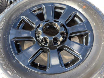 20" Ford F-250 F-350 Platinum OEM rims wheels 10103 tires BRIDGESTONE A/T NEW