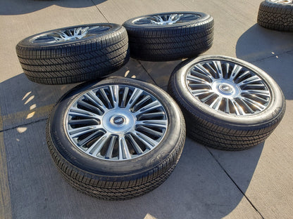 22" Cadillac Escalade Platinum OEM 4876 95167 wheels rims SET BRIDGESTONE