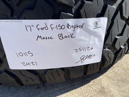 17" Ford F-150 Raptor OEM 10115 rims wheels tires KENDA R/T 37"