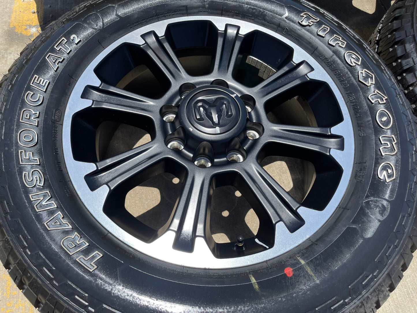 20" Dodge Ram 2500 3500 LARAMIE OEM wheels rims A/T tires 2025 2026 NEW