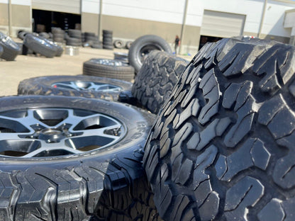 17" Jeep Wrangler Rubicon OEM 9218 Black wheels rims Gladiator BFG