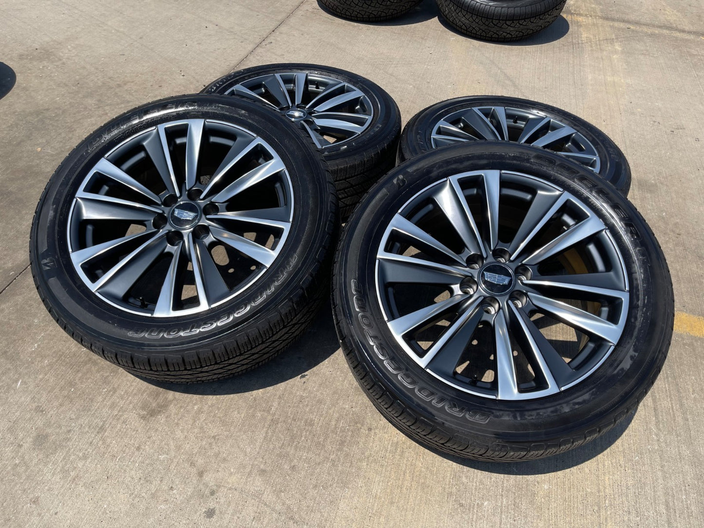 22" Cadillac Escalade PLATINUM OEM 4901 wheels rims GMC Sierra SET BRIDGESTONE