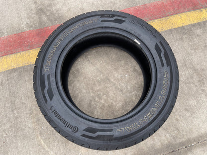 (1) 265/60/20 Continental Terrain Contact H/T OWL tire 118R LT 10 PLY LRE NEW