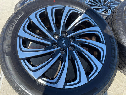 22" Lincoln Navigator OEM 10666 rims wheels BLACK LABEL 2025 2026 MICHELIN NEW
