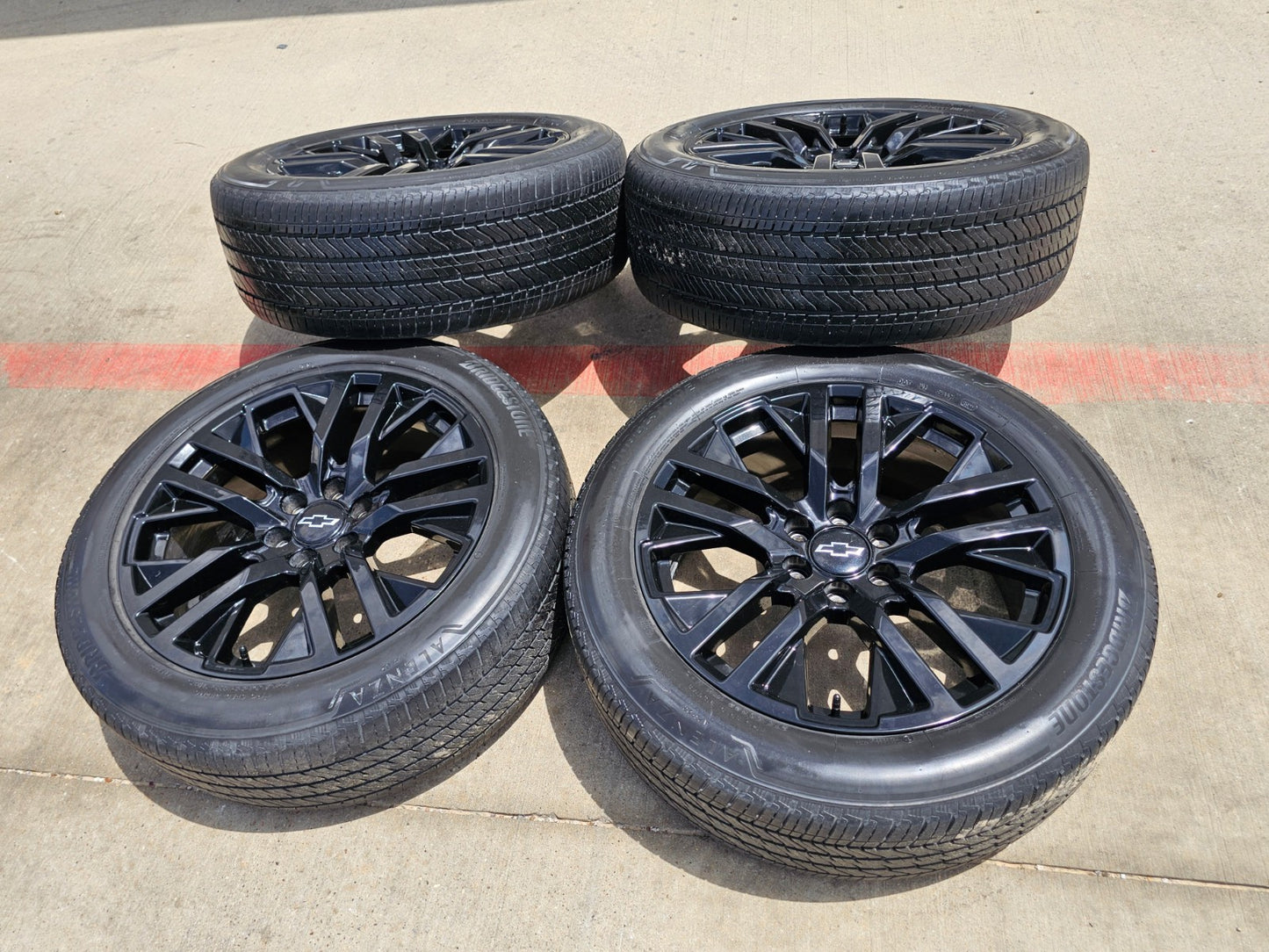 22" GMC Yukon Sierra OEM Chevy Silverado Tahoe 5903 wheels rims BRIDGESTONE