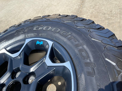 17" Jeep Wrangler Rubicon OEM wheels rims Gladiator 96832 9282 BFG KO2 A/T 33"