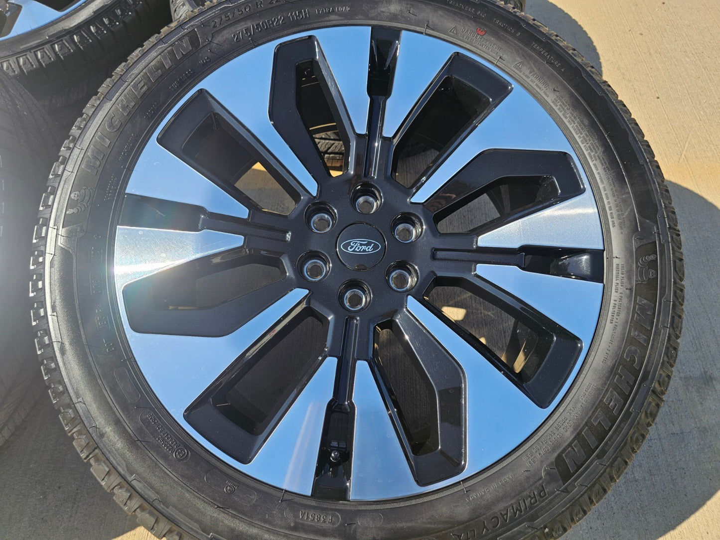 22" Ford F-150 LIMITED Plus OEM 94223 rims wheels SET Expedition MICHELIN