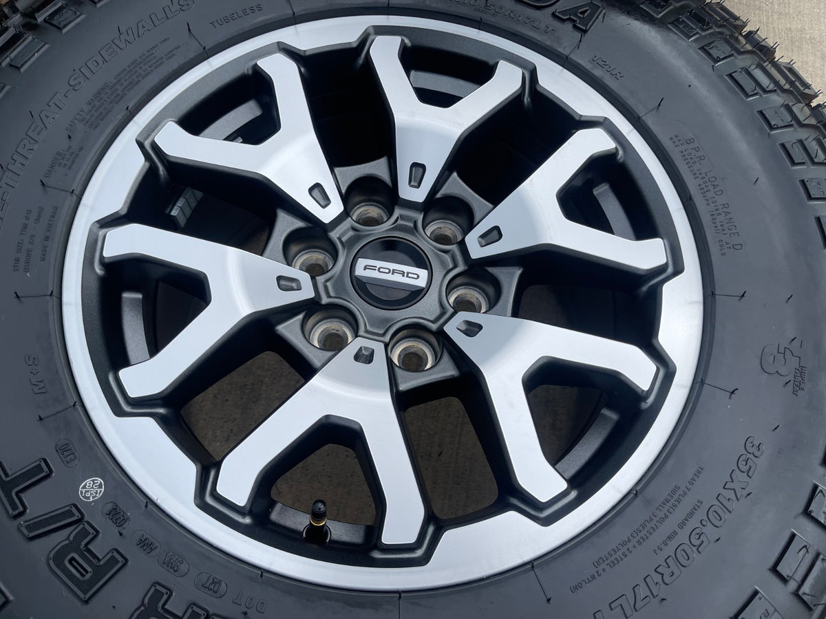 17" Ford F-150 Raptor Bronco OEM 95353 rims wheels SET KENDA R/T 35" NEW