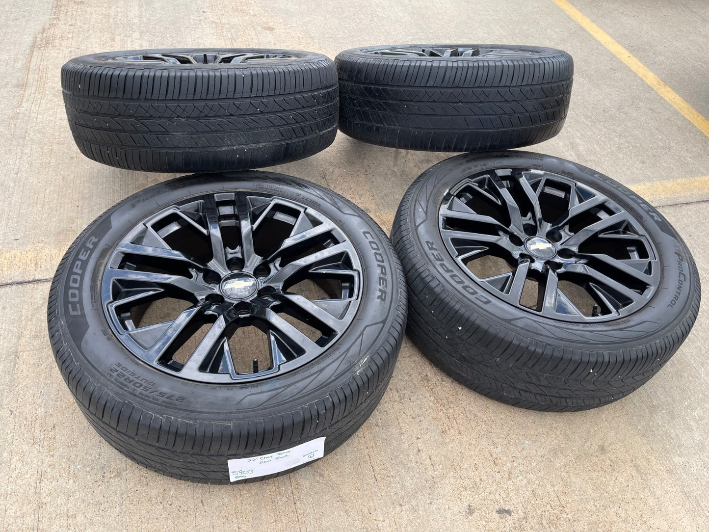 22" GMC Yukon Sierra OEM Chevy Silverado Tahoe 5903 wheels rims 2023 2024 2025