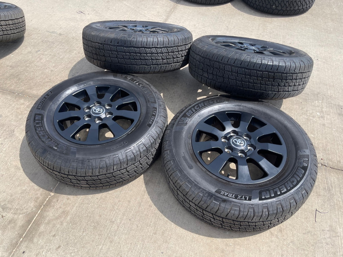 18" Toyota Land Cruiser OEM TRD wheels rims 95952 75304 Tundra Sequoia MICHELIN