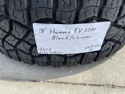 18" Hummer EV HEV 2500 OEM 14049 wheels rims SET 2024 2025 2026 2027 35"
