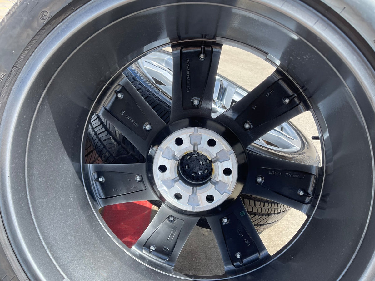 24" Cadillac Escalade V OEM PLATINUM wheels rims SET 2024 2025 2026 2027 NEW