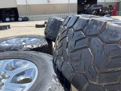 18" Ram 2500 3500 Laramie Power Wagon OEM wheels rims 2692 SET NITRO 34"