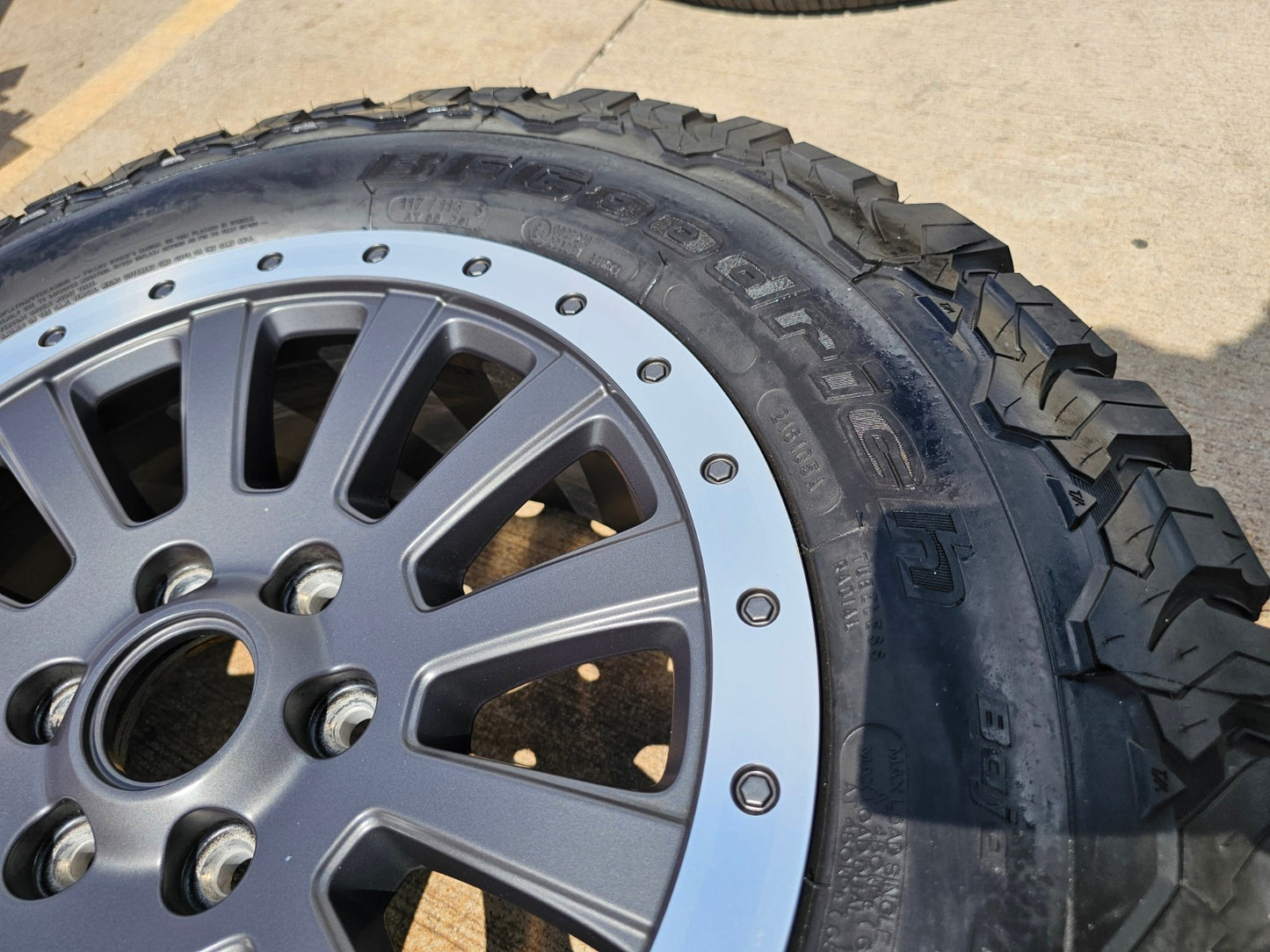 NEW 18" INEOS Grenadier OEM (1) wheel rim tire BFG KO2 A/T FITS 2022-2027