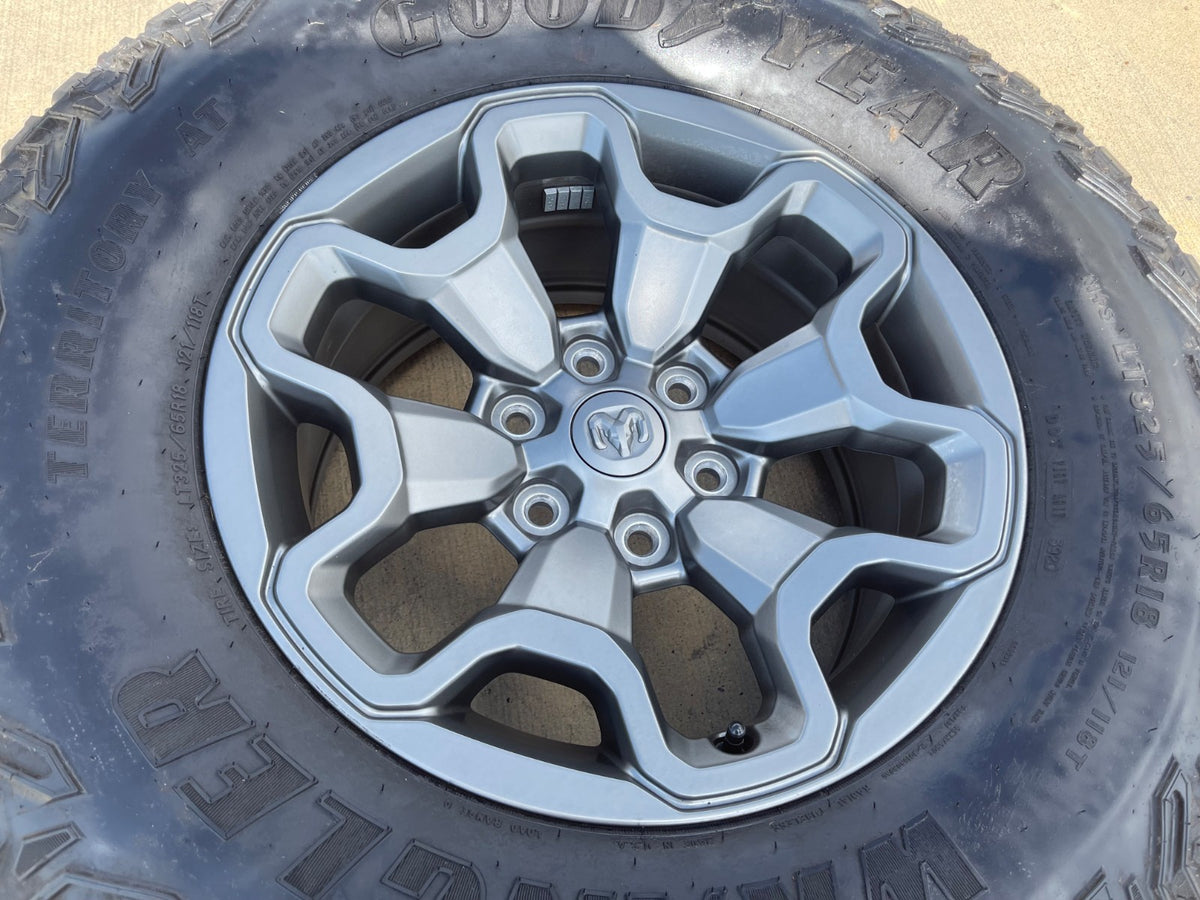 18" Dodge Ram 1500 TRX RHO Gray OEM 66002 wheel rim TERRITORY A/T 35"