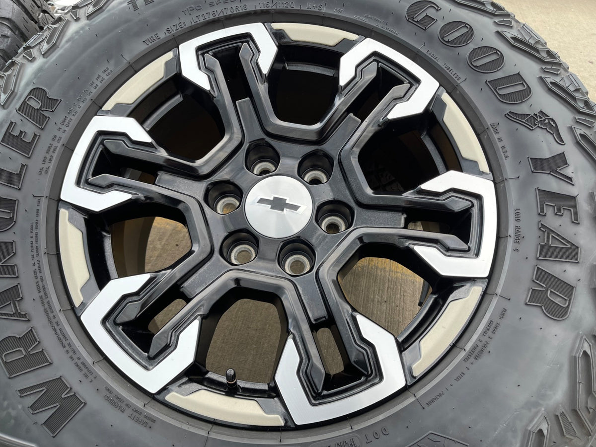 18" Chevy Silverado ZR2 Tahoe Sierra OEM 95415 SET wheels rims GOODYEAR SET