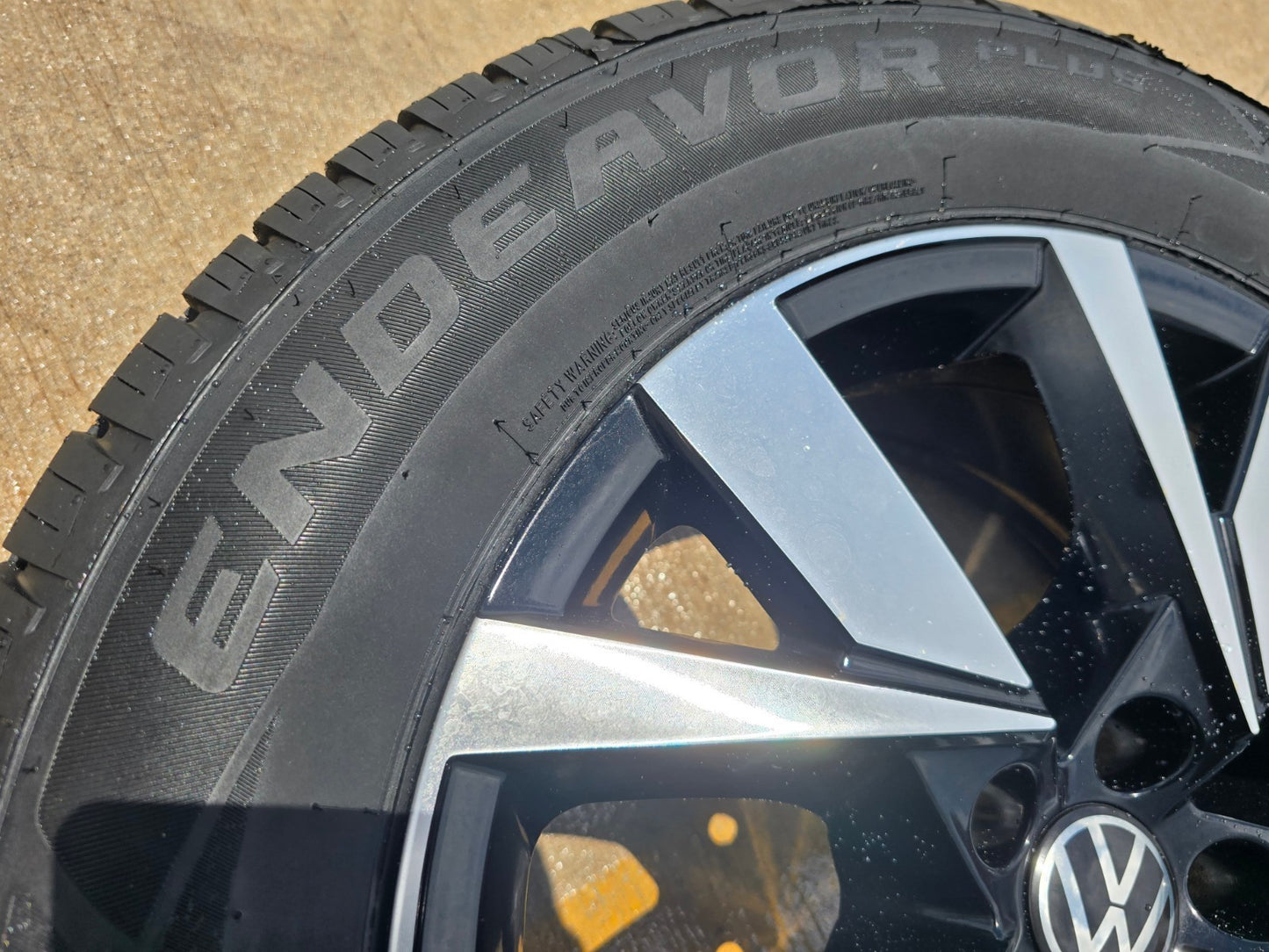 18" VW Atlas OEM wheel rim tire 70080 Audi Q7 Q8 Spare COOPER NEW