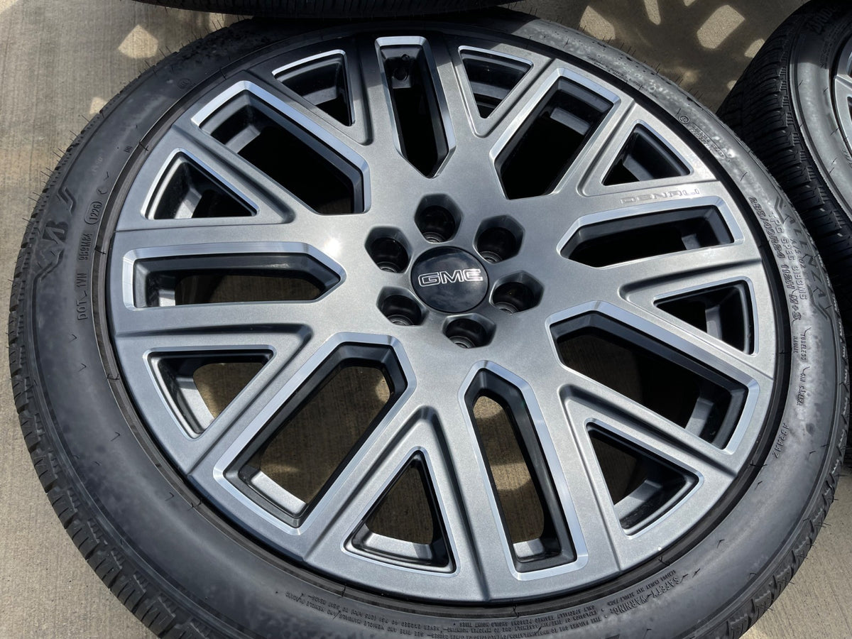 24" GMC Yukon Sierra DENALI OEM wheels rims 2023 2024 2025 2026 2027 NEW