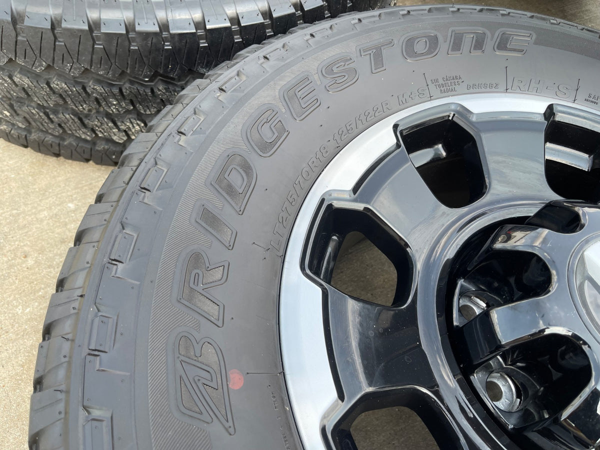 18" Ford F-250 F-350 OEM TREMOR rims wheels 10482 SET tires BRIDGESTONE A/T