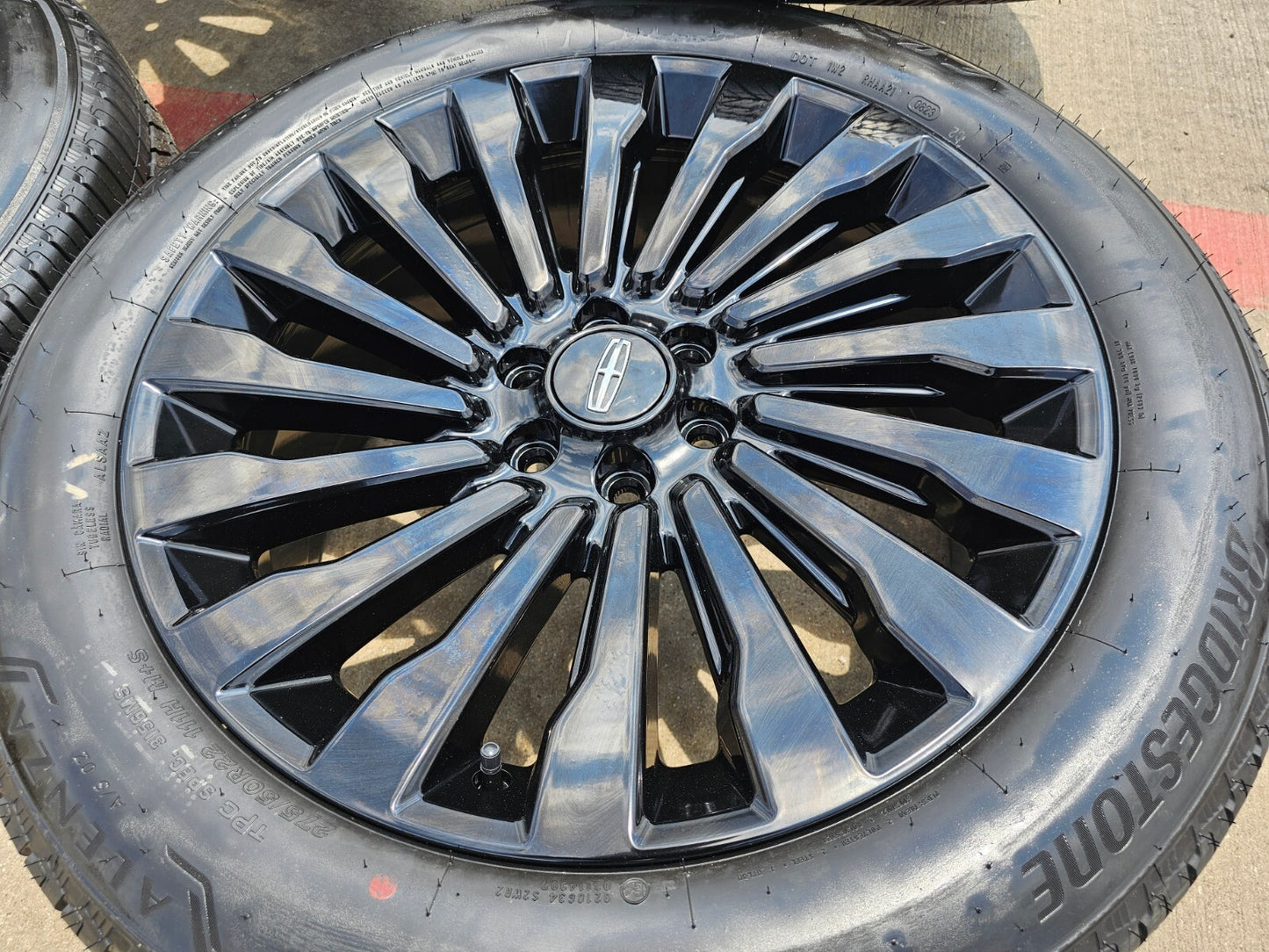 22" Lincoln Navigator OEM 10178 rims wheels BLACK LABEL SET 2021 2023 2026 NEW