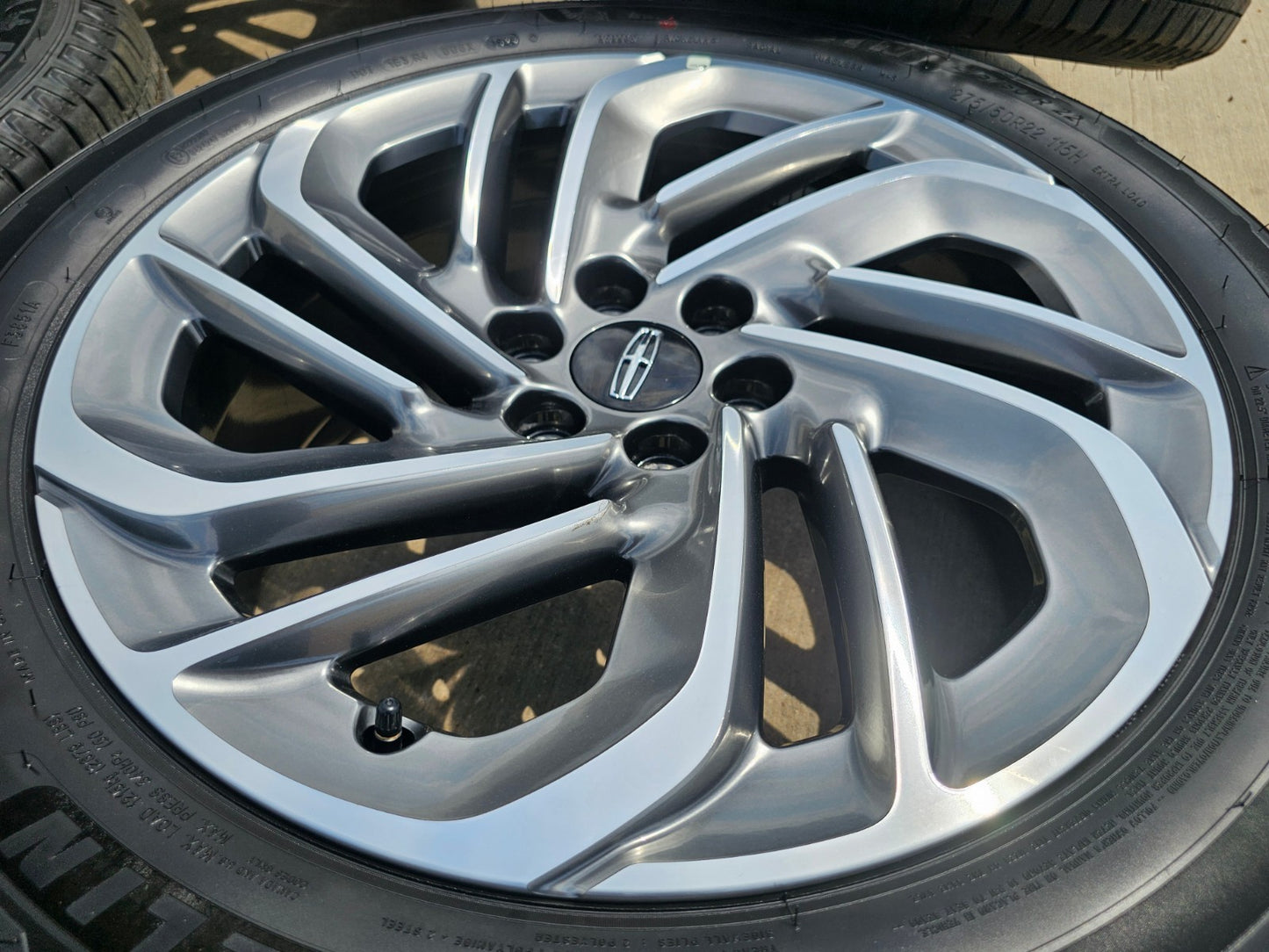 22" Lincoln Navigator OEM 94225 rims wheels BLACK LABEL 2025 2026 2027 SET NEW