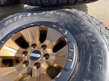 17" Ford F-150 Raptor OEM BEADLOCK 10114 BRONZE rims wheels tires BFG 37" NEW