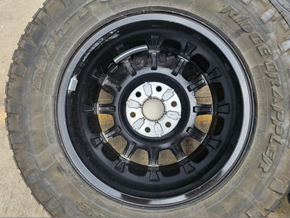 (4) 18" AEV SALTA GMC Sierra AT4X Chevy Silverado OEM rims wheels 2023 2024 2025