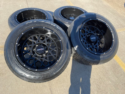 20x12 20" VISION SR599 wheels rims 8x165 8x6.5 Chevy GMC Ram 2500 3500