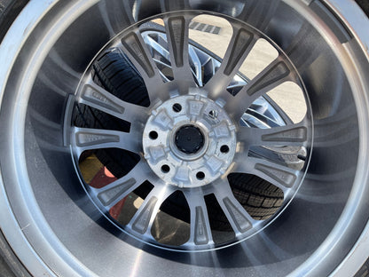 22" Jeep Grand Wagoneer OEM 9298 Obsidian rims wheels RAM 1500 2024 2025 2026