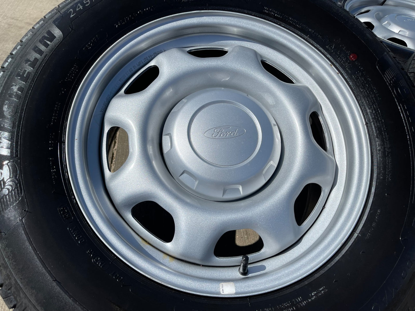17" Ford F-150 OEM rims wheels 3857 tires steel 2024 2025 2026 2027 MICHELIN NEW