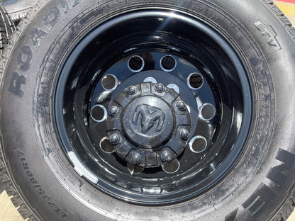 17" Dodge Ram 3500 Dually Laramie wheels rims 2706 2707 OEM black SET 2025 2026