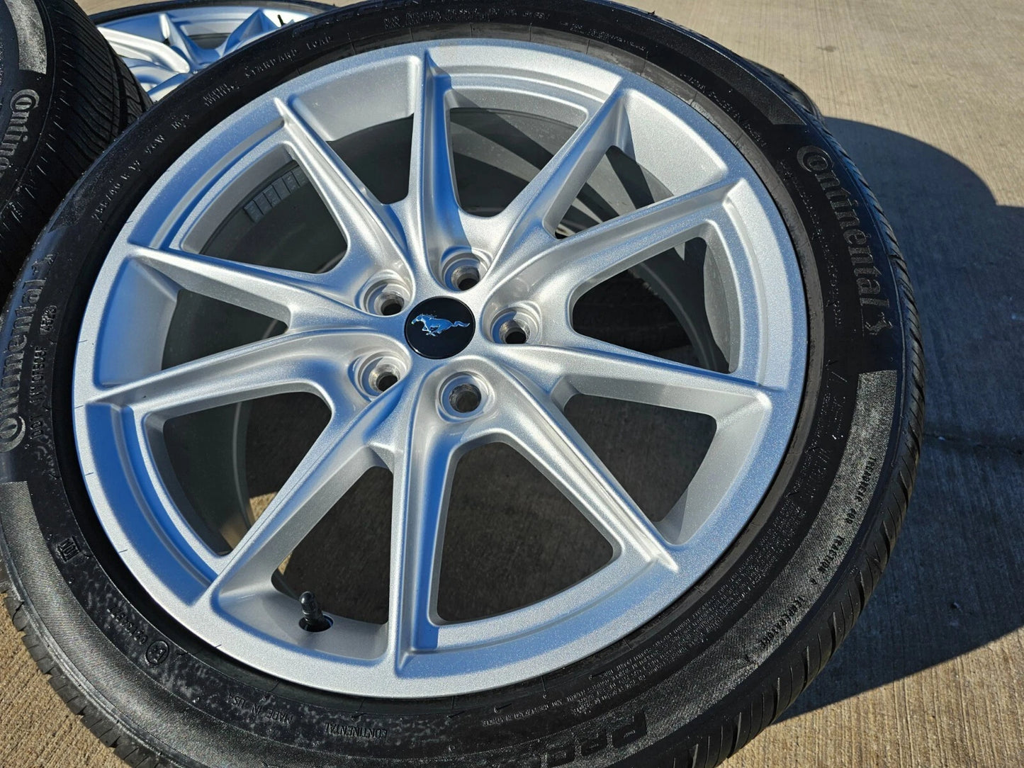 19" Ford Mustang Stealth GT OEM wheels rims 95759 tires 2021 2022 2023 2024 2025