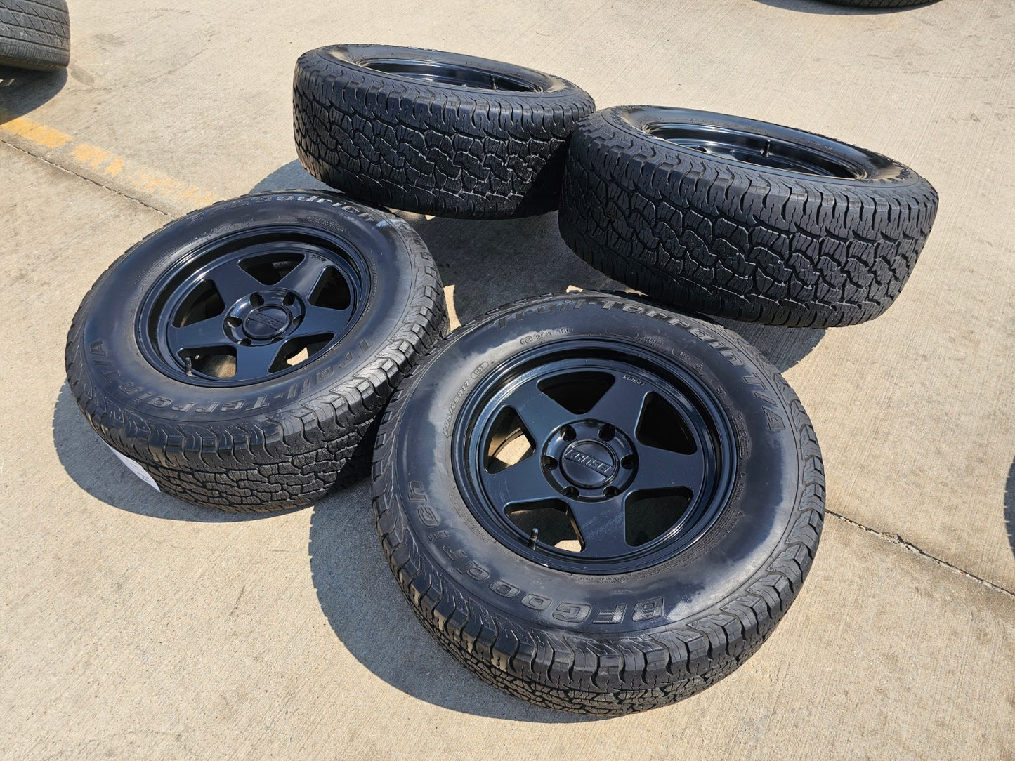 17x8.5 17" Kansei KNP Chevy Silverado RAM Tacoma wheels rims 6x139 6x5.5 BFG