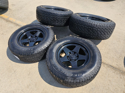 17x8.5 17" Kansei KNP Chevy Silverado RAM Tacoma wheels rims 6x139 6x5.5 BFG