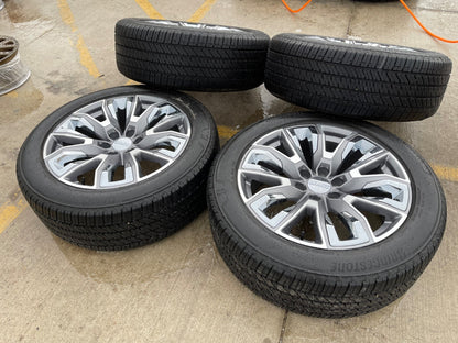 22" GMC Yukon Chevy Tahoe Escalade OEM chrome 95513 14134 wheels rims tires SET