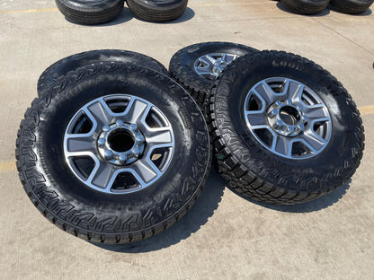 18" Ford F-250 F-350 Lariat FX-4 OEM wheels 10480 10298 tires GOODEYAR M/T 35"