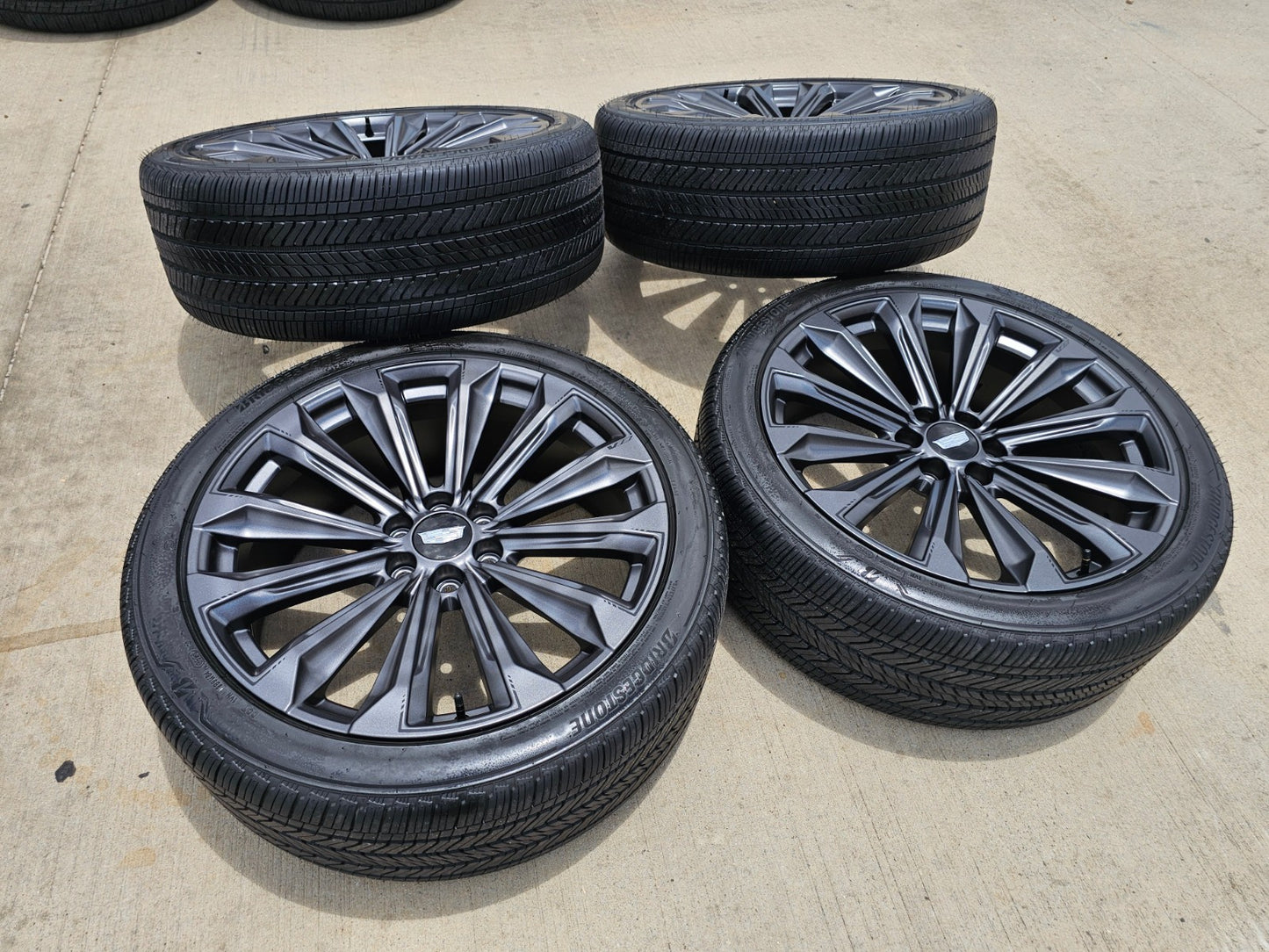 24" Cadillac Escalade V PLATINUM OEM wheels rims tires 2024 2025 2026 2027 NEW
