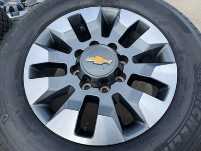 20" Chevy Silverado GMC Sierra AT4 2500 3500 OEM 5960 5947 wheels rims MICHELIN