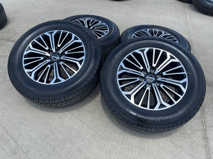 20" Nissan Titan PRO-4X Armada OEM wheels rims tires black 2025 2026 2027 NEW