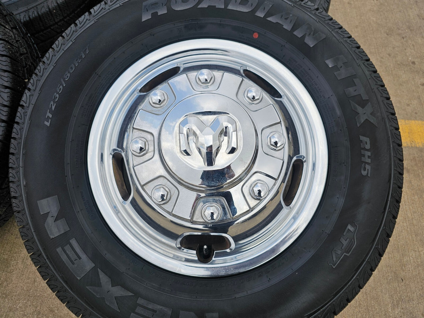 17" Dodge Ram 3500 Dually Laramie 8x200 wheels rims 2703 2704 OEM 2024 2025