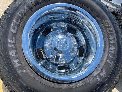 17" Dodge Ram 3500 Dually Laramie 8x200 wheels rims 2703 2704 OEM SET