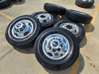 17" Chevy Silverado GMC Sierra 3500 Dually rims wheels OEM 5519 5520 MICHELIN